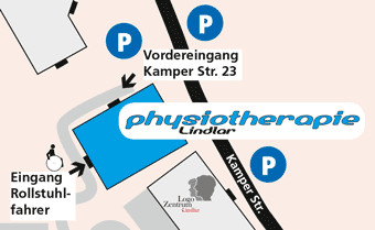 Lageplan Physiotherapie Lindlar