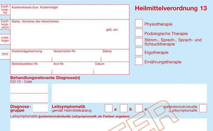 Wer verschreibt Physiotherapie? Rezeptgrafik